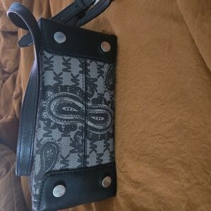 MICHAEL Michael Kors Black and Gray Mini Bag